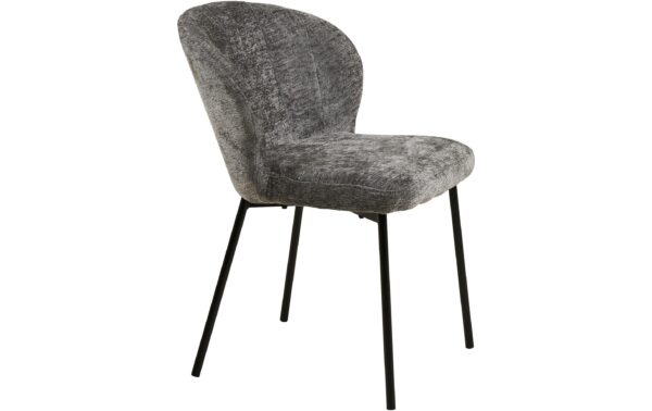 2055262_2 - Mediatech House Nordic Stuhl Roanne Grau, 2er Set Stahl, Stoff, Sperrholz, 66x59x80 cm(LxBxH)