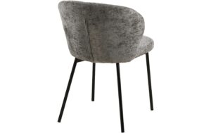 2055262_3 - Mediatech House Nordic Stuhl Roanne Grau, 2er Set Stahl, Stoff, Sperrholz, 66x59x80 cm(LxBxH)