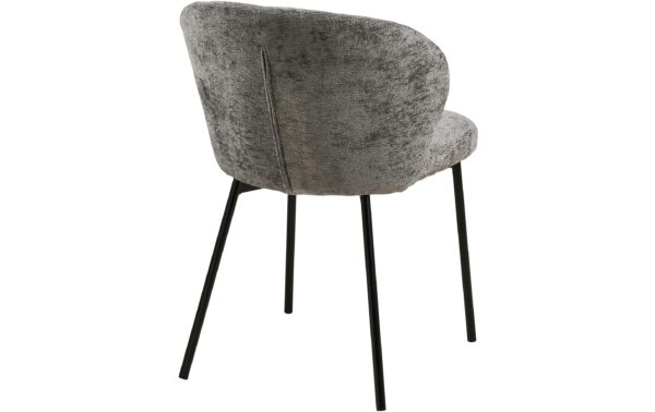 2055262_3 - Mediatech House Nordic Stuhl Roanne Grau, 2er Set Stahl, Stoff, Sperrholz, 66x59x80 cm(LxBxH)