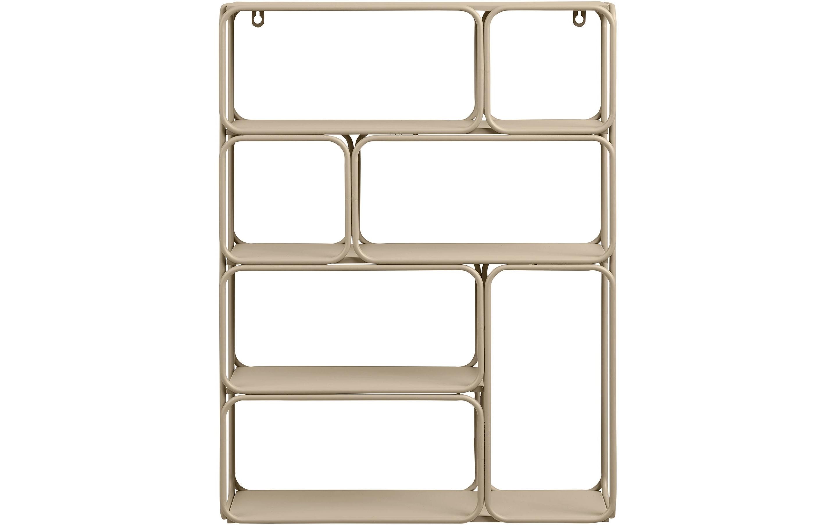 2055269_1 - Mediatech House Nordic Wandregal Lanciano 48x18x64 cm, Metall