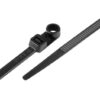 2055830 - Mediatech Kabelbinder mit Schraubenloch schwarz 171.5mm x 3.7mm 100 Stück