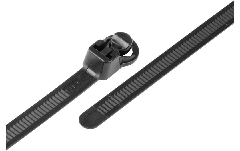 2055834 - Mediatech STEFFEN Kabelbinder 218mm x 7.5mm leicht lösbar schwarz 25 Stück kaufen | Mediatech.ch