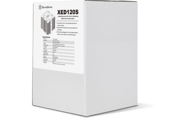 2055983_8 - Mediatech SilverStone SST-XED120S CPU Kühler LGA1851/1700, AMD Socket AM5/AM4