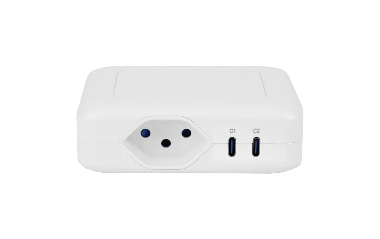 2056627_1 - Mediatech Steffen Ladestation IQ weiss 1xT13, PD C+C 65W