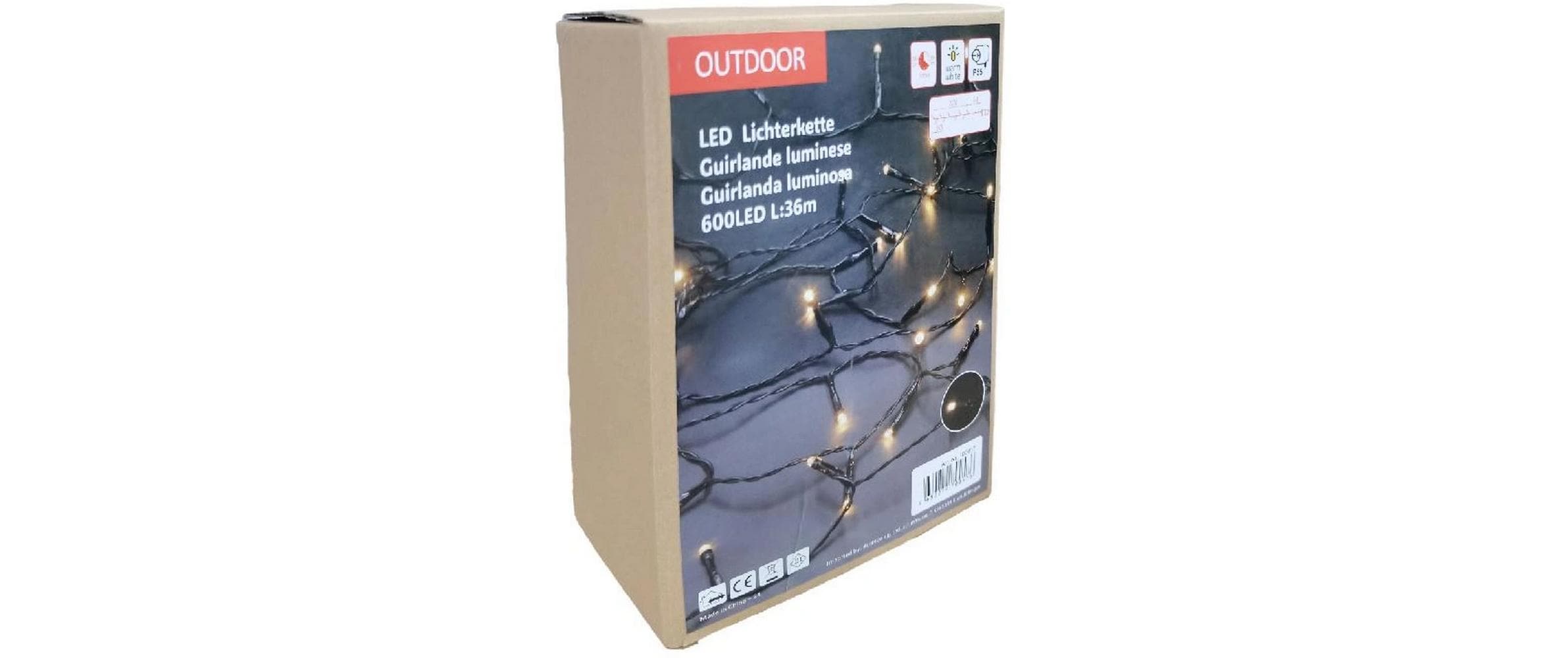 2058669 - Mediatech Dameco LED Lichterkette Outdoor, 600 LED L: 36m kaufen Schweiz | Mediatech.ch