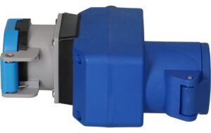 2059154_1 - Mediatech CEE Winkelkupplung CEE16-3+Typ23 IP55 blau