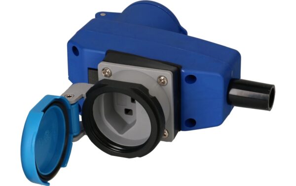 2059154_4 - Mediatech CEE Winkelkupplung CEE16-3+Typ23 IP55 blau