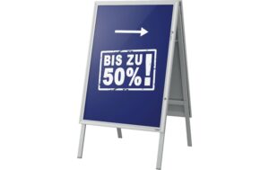 FRANKEN Kundenstopper PRO A1 Aluminiumrahmen, 25mm breit, abschliessbar kaufen Schweiz | Mediatech.ch