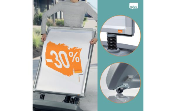 2066859_2 - Mediatech Nobo Kundenstopper Impression Pro A1 mit Wassertank