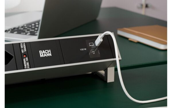 2077676_2 - Mediatech DESK2 2xT13 1xUSB C/C 100W 0,2m INOX