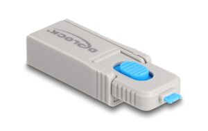 Delock USB Port Blocker Set, USB-C, 5 Stk Schutz von USB-Ports,mit Verschlusswerkzeug