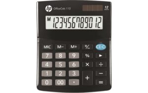 Hewlett-Packard Office Taschenrechner 112 12-stelliges angewinkeltes LCS-Display