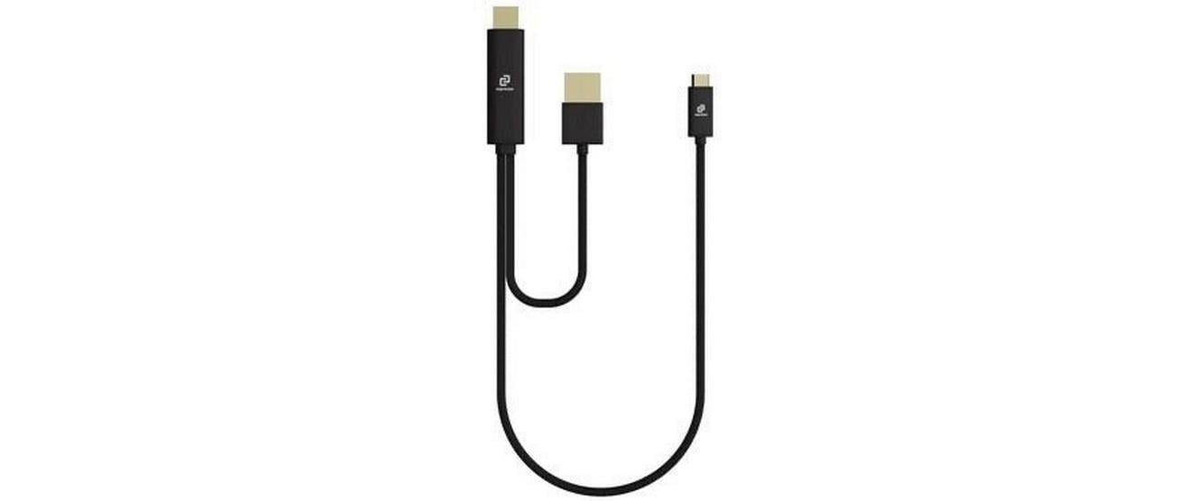 2084484 - Mediatech espresso HDMI Videokabel USB-A + USB-C 1 m USB-A + USB-C 1 m