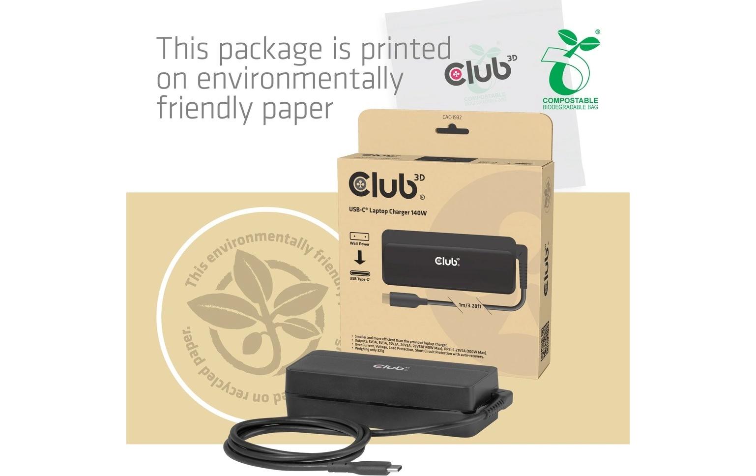 2084940_1 - Mediatech Club 3D Leptop-charger 140W schwarz