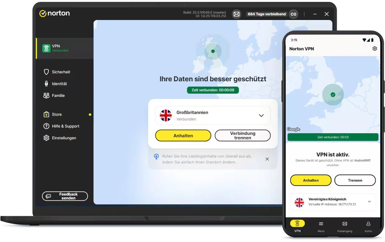 2085903 - Mediatech Norton VPN Standard ESD, Vollversion, 1 PC, 1J kaufen Schweiz | Mediatech.ch