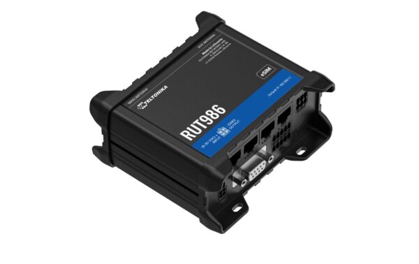 2086631_3 - Mediatech Teltonika RUT986 LTE-Industrierouter,Global Cat.4 150Mbps, 4FE, WiFi-4, Serial. Modbus