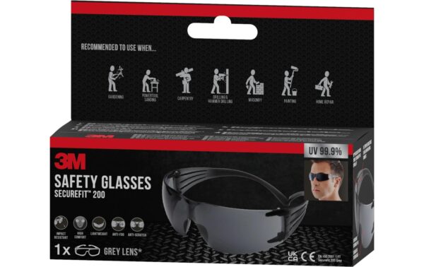 2086800_8 - Mediatech SecureFit Schutzbrille 200, graues Glas