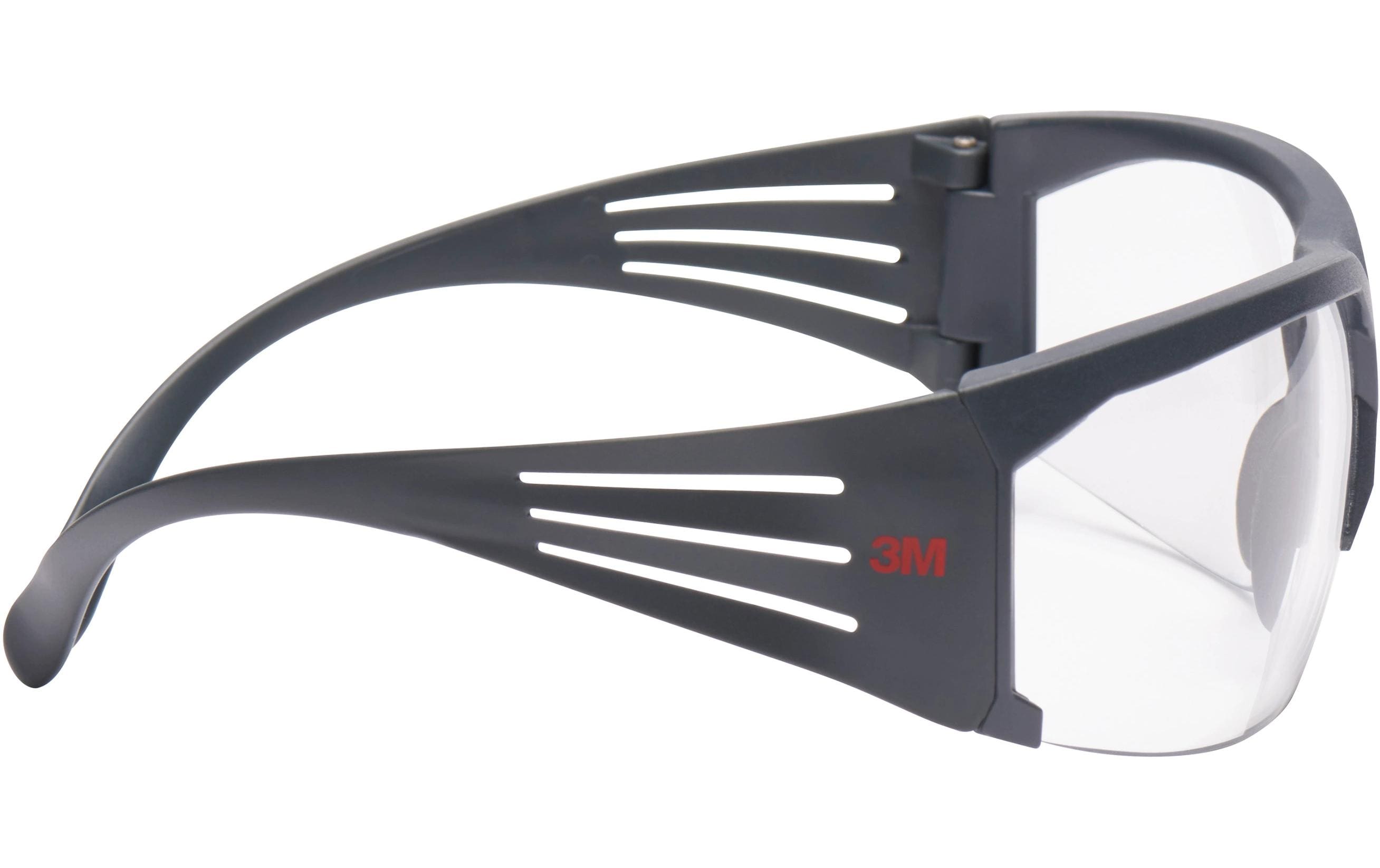 2086802_1 - Mediatech SecureFit 600 Schutzbrille, graue Bügel Scotchgard Antikratz-Beschichtung