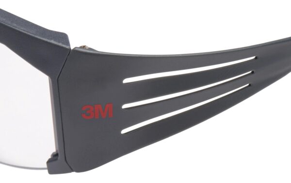 2086802_2 - Mediatech SecureFit 600 Schutzbrille, graue Bügel Scotchgard Antikratz-Beschichtung