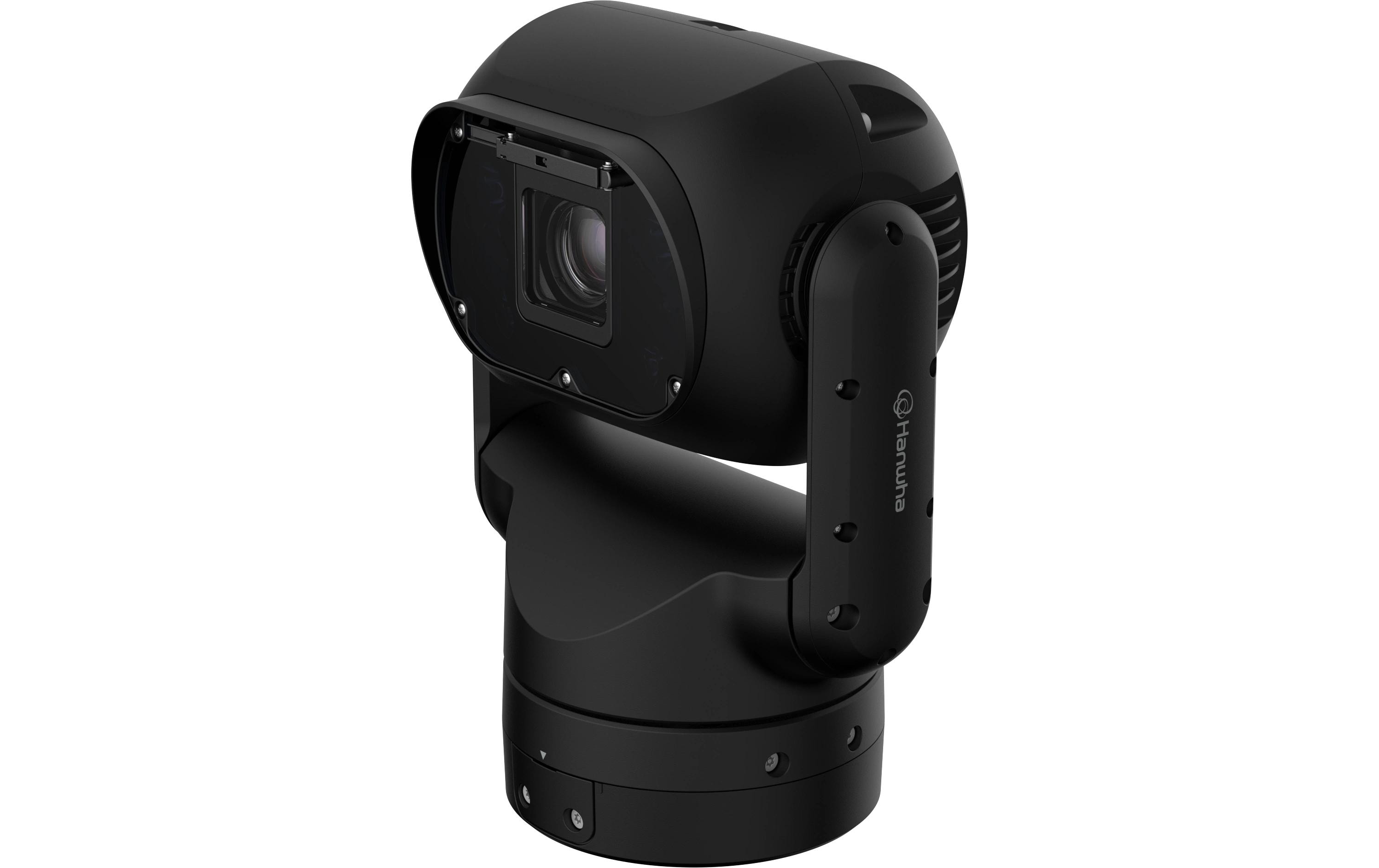 2086865_1 - Mediatech Hanwha Netzwerkkamera TNP-A9430RWB Outd., PTZ, 8MP, 43x, AI, IR, Rugged, Black