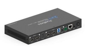 PureTools PT-SW-UH21DS-40G 2x1 HDMI 2.1 Dual Screen KVM Switch, 40Gbps