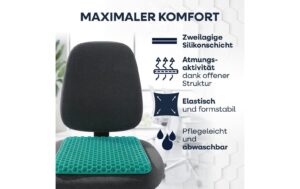 2088162_1 - Mediatech VITALmaxx Sitzkissen 42x37cm Türkis