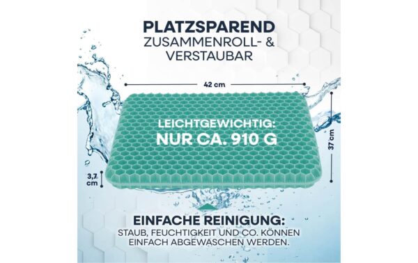 2088162_3 - Mediatech VITALmaxx Sitzkissen 42x37cm Türkis