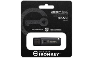 2092100_3 - Mediatech Kingston IronKey Locker+ 50 G2 256GB USB3.2 (Typ-A), AES-256 Encrypted, FIPS 197