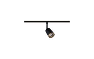 2093787_2 - Mediatech Paulmann URail Schienenspot Cover Einzelspot, GU10 max., sz matt/gold matt