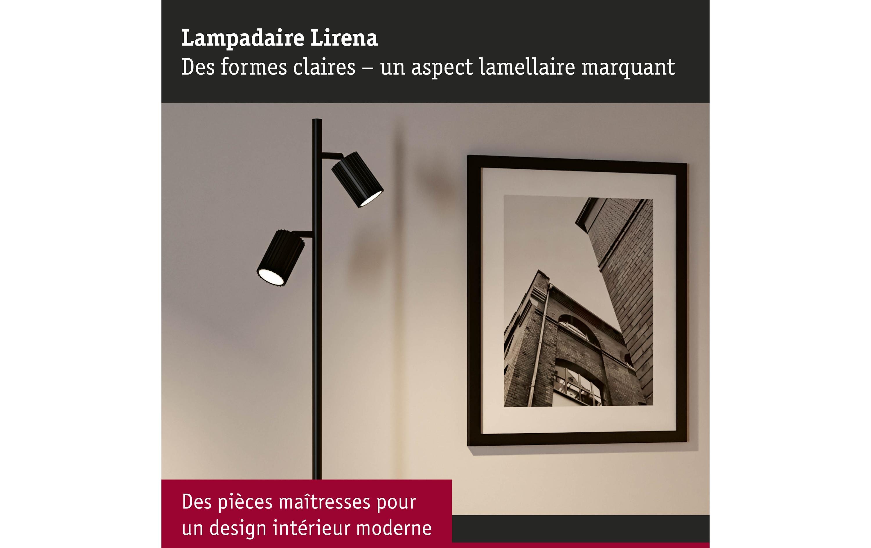 2093800_1 - Mediatech Paulmann Stehleuchte Lirena 1575mm max., 2x7W, sz matt