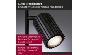 2093800_2 - Mediatech Paulmann Stehleuchte Lirena 1575mm max., 2x7W, sz matt