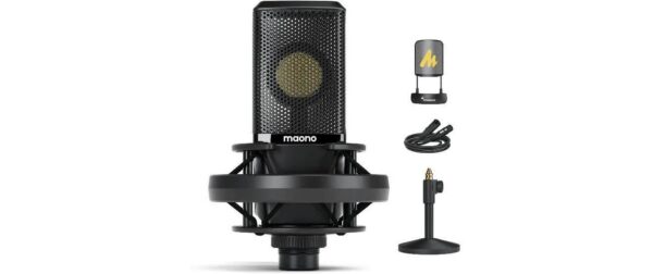 2094180_2 - Mediatech Maono Mikrofon PM500 Schwarz USB, inkl Stand, Mount, Popschutz
