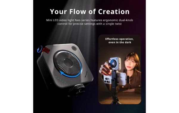 2094334_8 - Mediatech SmallRig P108 Neo mini LED Video Light (Nebula Gray)