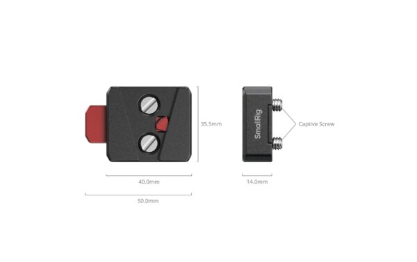 SmallRig Quick Release V-Lock Mount Plate Kit