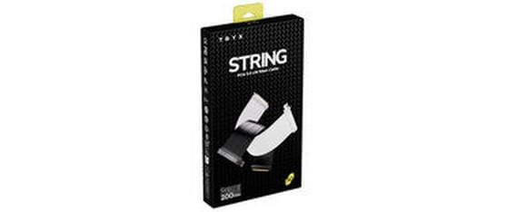 2096197_1 - Mediatech TRYX STRING PCIe 5.0 x16 Riser Kabel 200mm, Schwarz