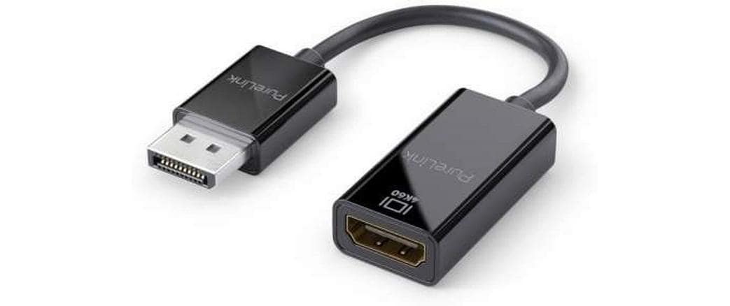 2098101 - Mediatech PureLink DisplayPort auf HDMI Adapter IS101 10cm, 4K60Hz, iSerie, schwarz kaufen Schweiz | Mediatech.ch