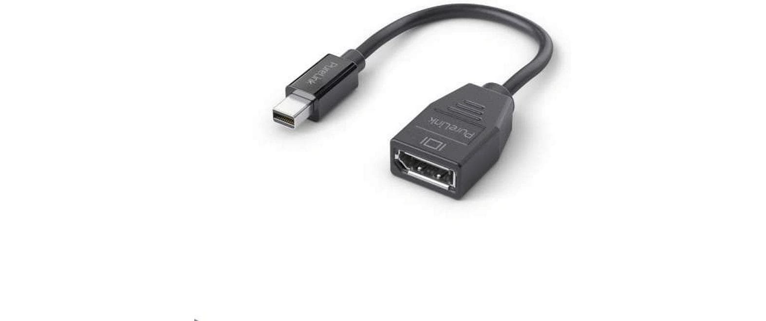 2098111 - Mediatech PureLink Mini DisplayPort auf DisplayPort 10cm, 4K60Hz, iSerie, schwarz kaufen Schweiz | Mediatech.ch