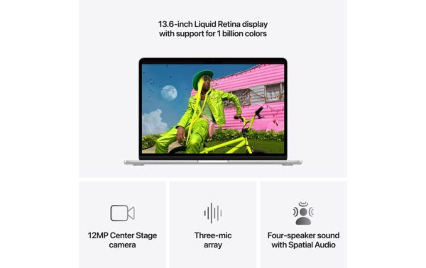 13 MacBook Air (M5), Silber, Z1L0 10C CPU,10C GPU, 32GB, 512GB, CH
