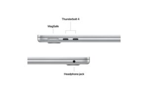 13 MacBook Air (M5), Silber, Z1L0 10C CPU,10C GPU, 32GB, 512GB, CH