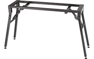 K&M 18953 Stagepiano-Klapptisch höhenverstellbar, schwarz