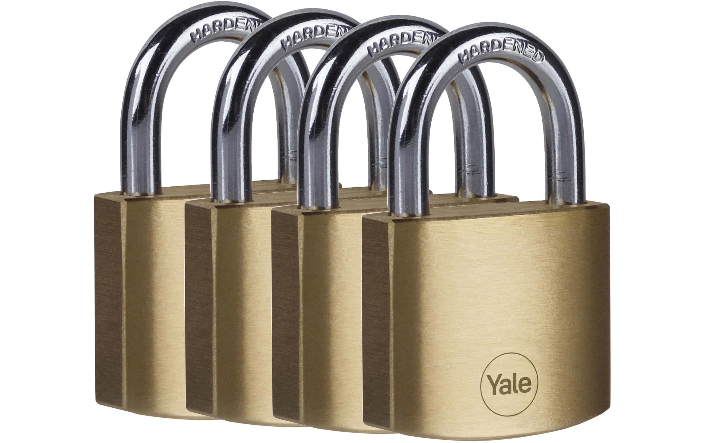 2098995 - Mediatech Yale Vorhängeschloss Messing Y110B 4er Set 40/22 kaufen | Mediatech.ch