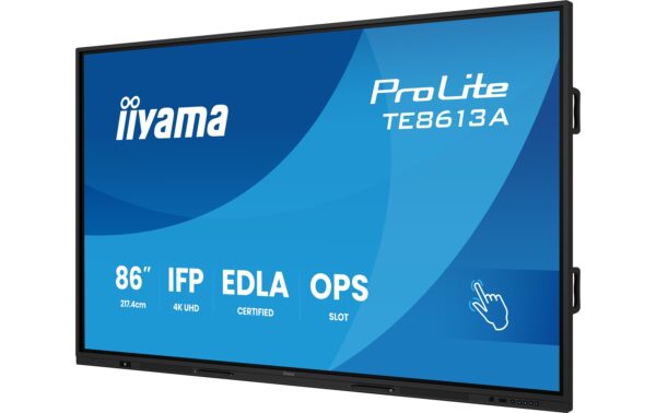 Iiyama TE8613A-B2AG 86, Touch, 4K UHD, 500cd, EDLA, Android