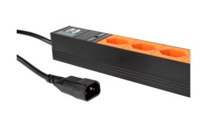 19 USV-Steckdosenleiste 8xT13 10A Eingang Kaltgerätestecker 10A