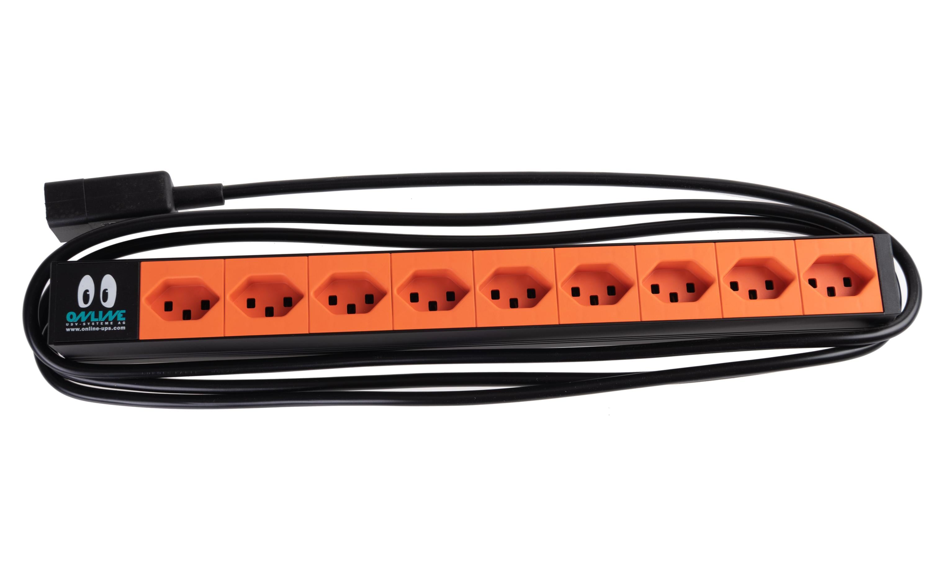 209949 - Mediatech Online USV 19 USV-Steckdosenleiste 9xT23 16A Eingang Kaltgerätestecker 16A kaufen | Mediatech.ch