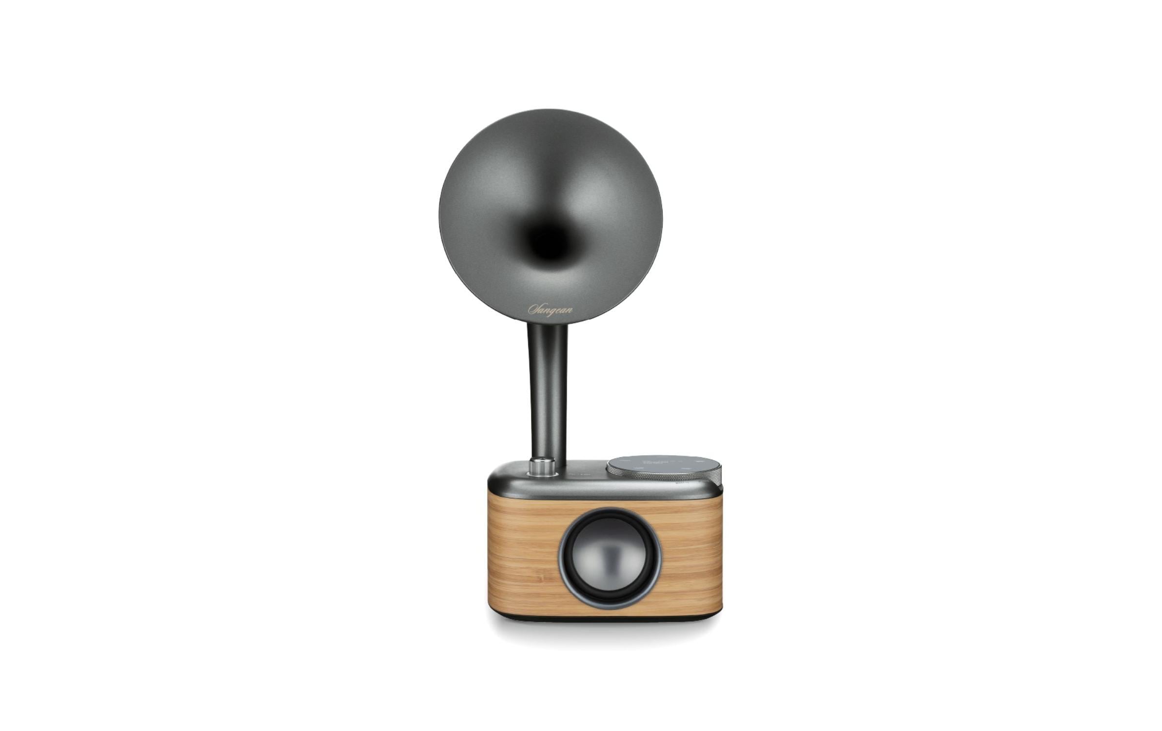 2099995 - Mediatech Sangean CP-100D Lightwood-Grey Mini DAB+/FM Radio, BT, Horn speaker kaufen Schweiz | Mediatech.ch