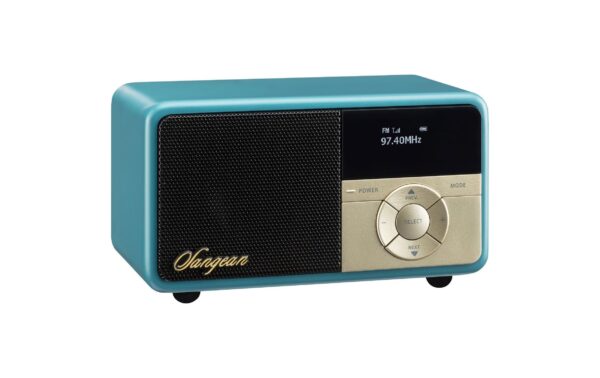 Sangean DDR-7X Black Tragbares DAB+-Radio, Echtholzgehäuse, Akku