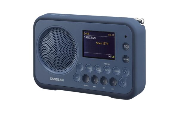 Sangean DPR-76 BT Dark Blue Kompaktes DAB+/FM-Radio, BT, 40 Speicher