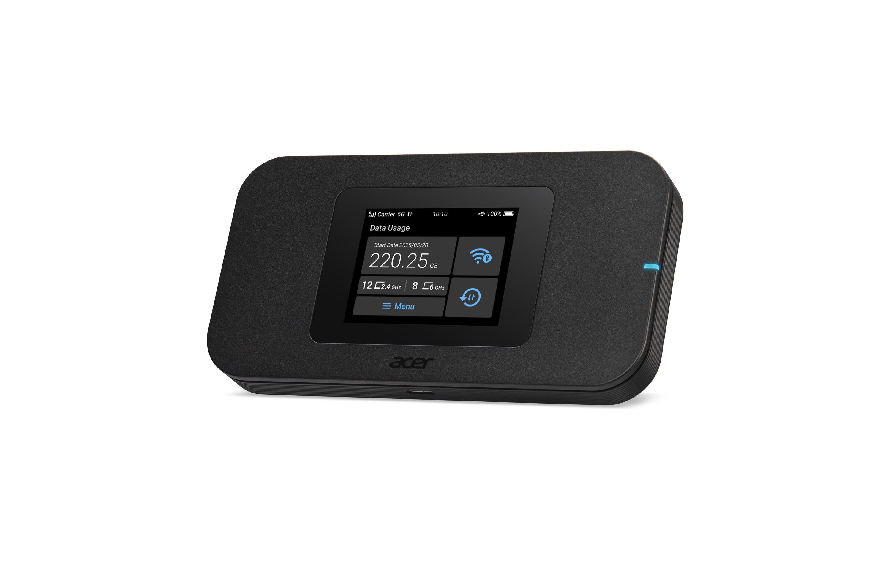 2100104_1 - Mediatech ACER Connect Enduro M4D: Mobile 5G Hotspot 5G/LTE 2.7Gbps, eSIM, WiFi-6, 4600mAh, 8GB