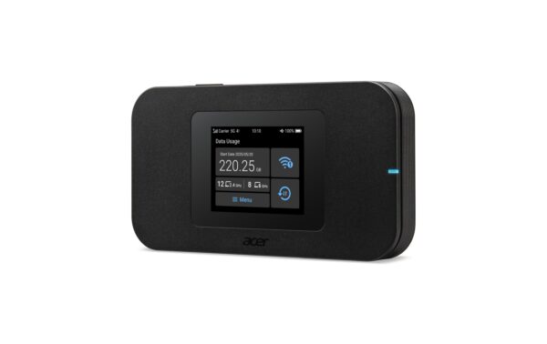 2100104_2 - Mediatech ACER Connect Enduro M4D: Mobile 5G Hotspot 5G/LTE 2.7Gbps, eSIM, WiFi-6, 4600mAh, 8GB
