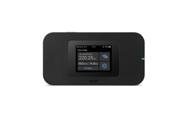 2100104_5 - Mediatech ACER Connect Enduro M4D: Mobile 5G Hotspot 5G/LTE 2.7Gbps, eSIM, WiFi-6, 4600mAh, 8GB